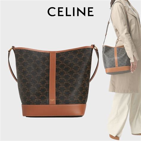 celine bucket bag strap|celine triomphe bucket bag medium.